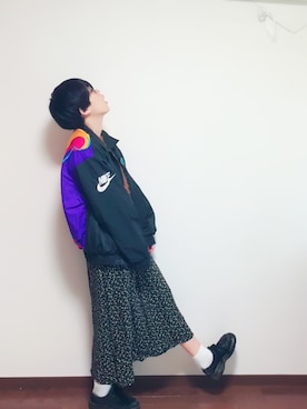 「Dr. Martens（ドクターマーチン）のDr.Martens (ドクターマーチン)/1461 3EYE GIBSON SHOES（その他シューズ）」を使った、kazさん（レディース・167cm）の冬コーディネート