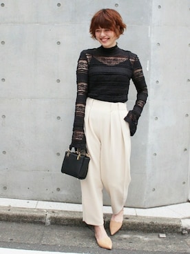 「EDIT. FOR LULU（エディットフォールル）のアイテム」を使った、TOMOMIさん（レディース・165cm）の夏コーディネート