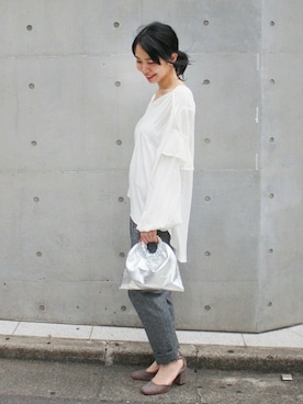「EDIT. FOR LULU（エディットフォールル）のアイテム」を使った、TOMOMIさん（レディース・165cm）の夏コーディネート