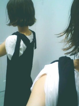 「Hanes」｜「アイテム（ワンピース/ドレス）」を使った、miiさん（レディース・161cm）の秋コーディネート