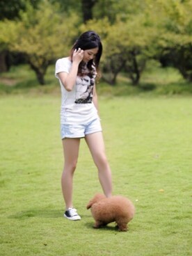 「ONLY NY（オンリーニューヨーク）のアイテム（パンツ）」を使った、爱对是爱情爱错了是青春さん（レディース・162cm）の春コーディネート