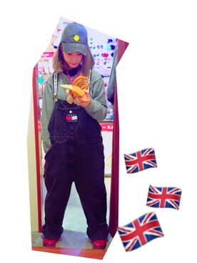 「ニコちゃん」｜「アイテム（アクセサリー）」を使った、sevensさん（レディース・155cm）の冬コーディネート