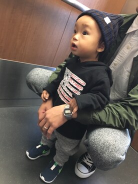 Shizuka Miyakeさん（キッズ・90cm）の秋コーディネート