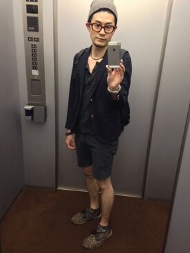 「SO（エスオー）のアイテム」を使った、H&Mさん（メンズ・176cm）の秋コーディネート