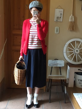 「フレンチカジュアル」｜MARIさん（レディース・164cm）の冬コーディネート