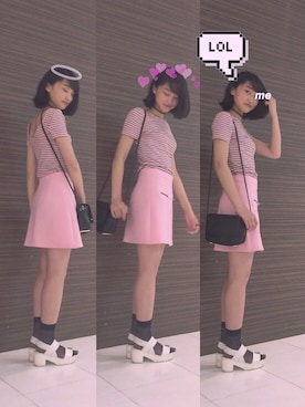 「FIG&VIPER（フィグアンドバイパー）のアイテム（アクセサリー）」を使った、Haruka.i👄さん（レディース・164cm）の夏コーディネート