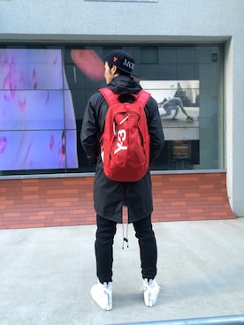 「GIVENCHY」｜「アイテム（ナイロンジャケット）」を使った、yosuke murakamiさん（メンズ・175cm）の冬コーディネート