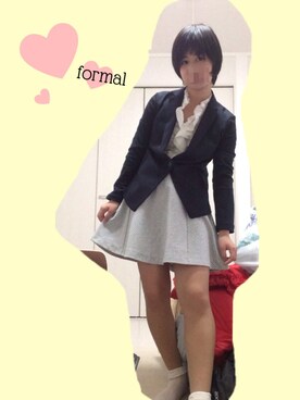 「COMME CA DU MODE（コムサデモード）のアイテム（その他アウター）」を使った、POCKY☆さん（レディース・158cm）の春コーディネート