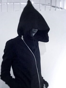 「DRKSHDW by RICK OWENS（ダークシャドウ バイ リックオウエンス）のアイテム（ジャケット/アウター）」を使った、Cherryさん（レディース・168cm）の秋コーディネート