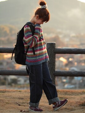 みぃさん（レディース・155cm）の冬コーディネート