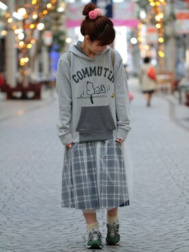 みぃさん（レディース・155cm）の春コーディネート