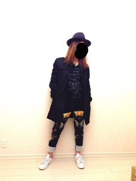 らくさん（メンズ・164cm）の冬コーディネート