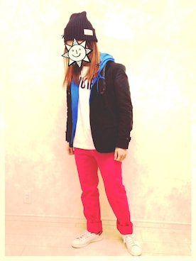 らくさん(メンズ・164cm)の春コーディネート