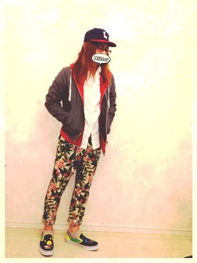 らくさん(メンズ・164cm)の春コーディネート