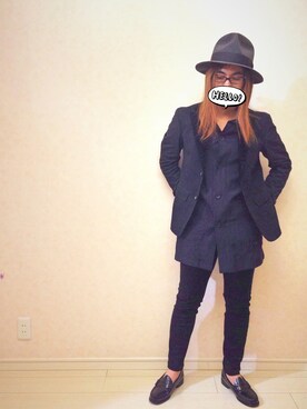 「STUDIOUS（ステュディオス）のアイテム（その他アウター）」を使った、らくさん（メンズ・164cm）の春コーディネート