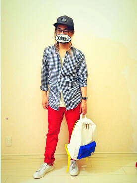 らくさん（メンズ・164cm）の春コーディネート
