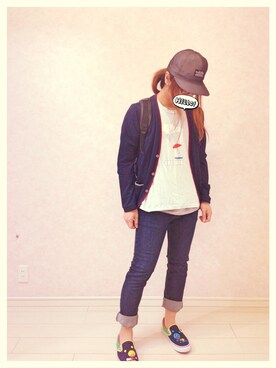 らくさん（メンズ・164cm）の春コーディネート