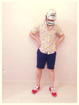 らくさん（メンズ・164cm）の夏コーディネート
