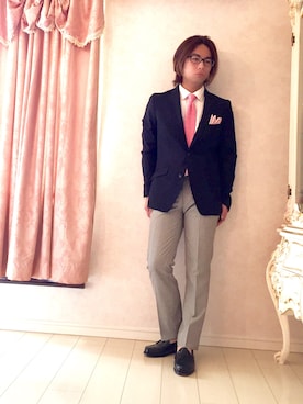 らくさん（メンズ・164cm）の秋コーディネート