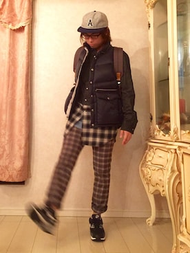 らくさん（メンズ・164cm）の秋コーディネート