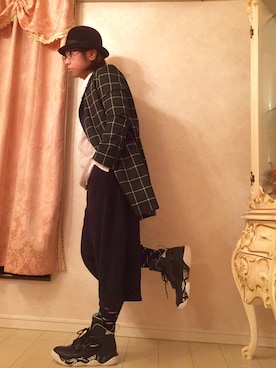 「DISCOVERED（ディスカバード）のアイテム（その他アウター）」を使った、らくさん（メンズ・164cm）の秋コーディネート