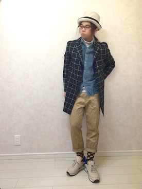 「DISCOVERED（ディスカバード）のアイテム（その他アウター）」を使った、らくさん（メンズ・164cm）の春コーディネート