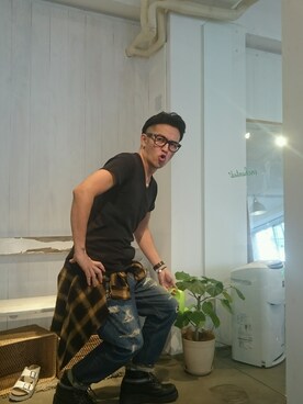 「Studios」｜nonnonさん（メンズ・173cm）の秋コーディネート