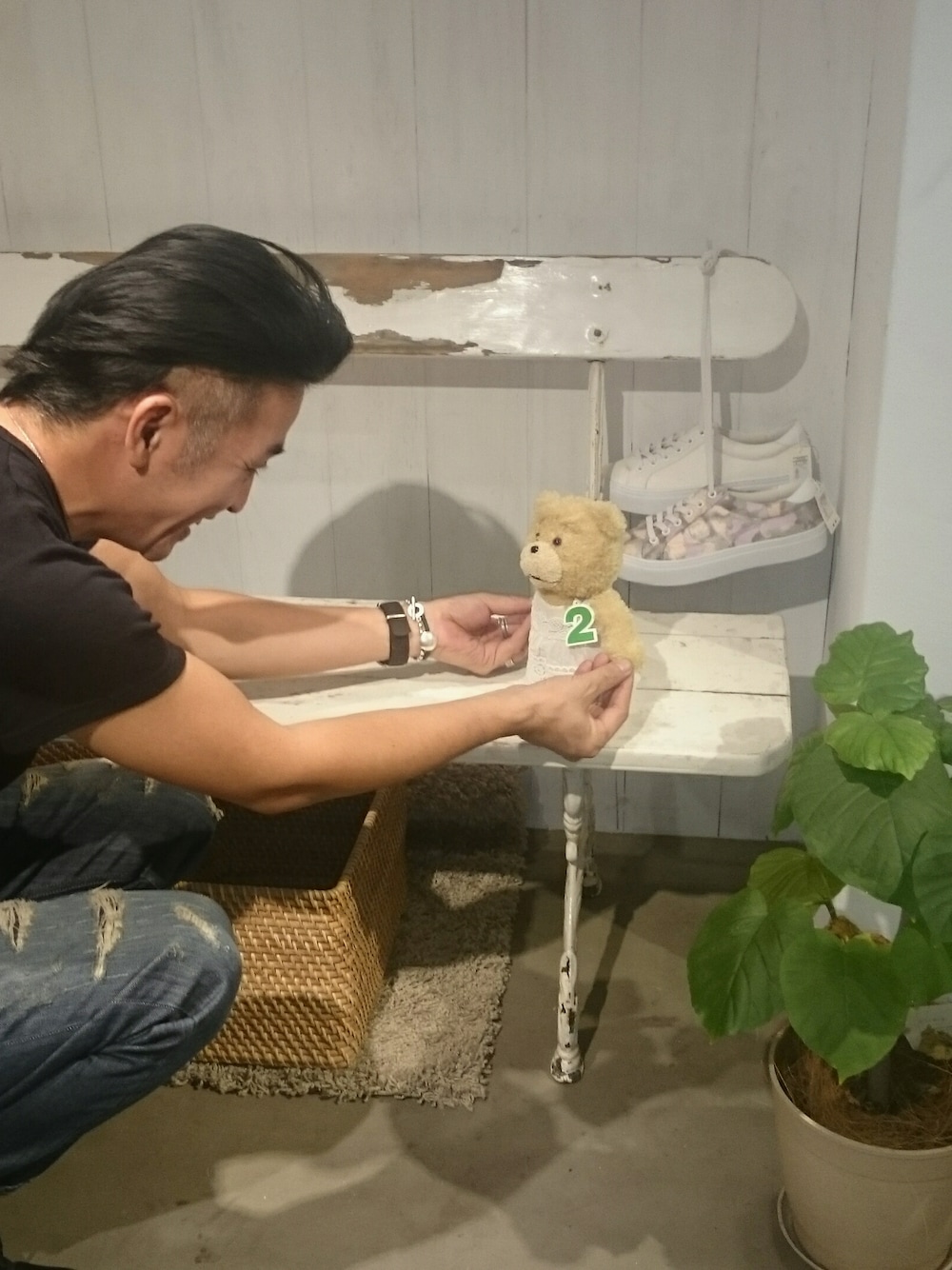 「ナノユニバース、GUCCI、アメリカンラグシー、シルバー、Ted」｜「TEDのアイテム（雑貨/ホビー、ベージュ系）」を使った、nonnonさん（メンズ・173cm）の秋コーディネートの1枚目の写真