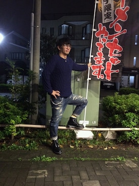 「アーバンリサーチ」｜「アイテム（財布/小物）」を使った、nonnonさん（メンズ・173cm）の秋コーディネート