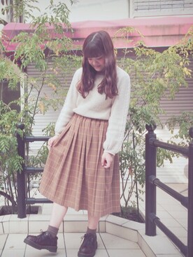 「Crisp」｜hikariさん（レディース・159cm）の秋コーディネート