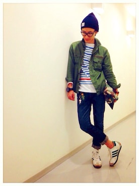 K.Uchidaさん(メンズ・170cm)の春コーディネート