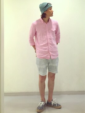 K.Uchidaさん(メンズ・170cm)の夏コーディネート