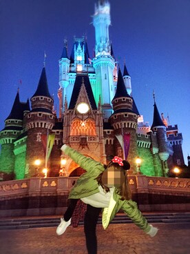 「TDL」｜「アイテム（ブルゾン）」を使った、umaさん（レディース・148cm）の冬コーディネート