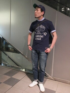 S-OTSさん（メンズ・176cm）の夏コーディネート