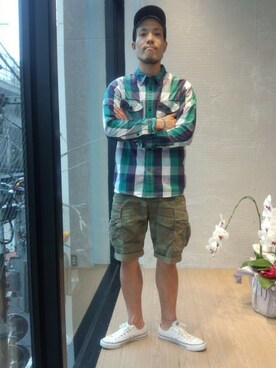 S-OTSさん（メンズ・176cm）の夏コーディネート