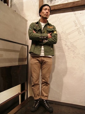 S-OTSさん（メンズ・176cm）の冬コーディネート