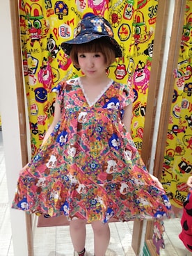 「グラグラ」｜「アイテム（ワンピース/ドレス）」を使った、ゆっぴ★さん（レディース・154cm）の秋コーディネート