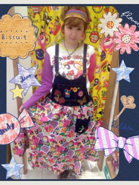 「グラグラ」｜「アイテム（サロペット/オーバーオール）」を使った、ゆっぴ★さん（レディース・154cm）の秋コーディネート