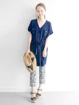 mioさん（レディース・164cm）の夏コーディネート