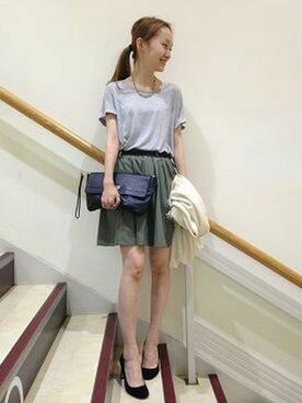 mioさん（レディース・166cm）の夏コーディネート