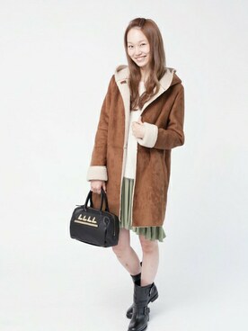 「URBAN RESEARCH（アーバンリサーチ）のアイテム（その他アウター）」を使った、mioさん（レディース・166cm）の秋コーディネート