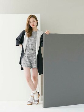 「URBAN RESEARCH（アーバンリサーチ）のアイテム（その他アウター）」を使った、mioさん（レディース・166cm）の冬コーディネート