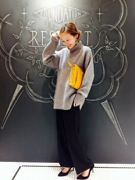 mioさん（レディース・166cm）の秋コーディネート