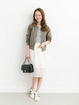 mioさん（レディース・166cm）の春コーディネート