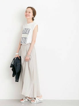 mioさん（レディース・166cm）の春コーディネート