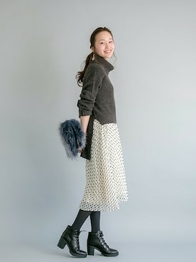 mioさん(レディース・166cm)の冬コーディネート