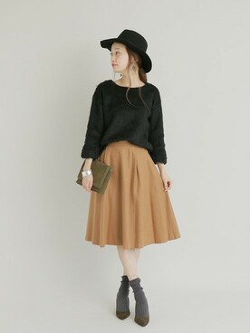 mioさん（レディース・166cm）の冬コーディネート