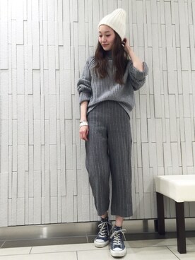 mioさん（レディース・166cm）の冬コーディネート