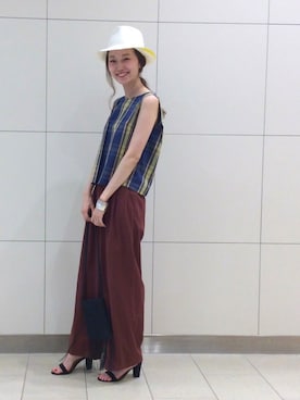 mioさん（レディース・166cm）の夏コーディネート