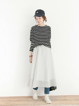 mioさん（レディース・166cm）の夏コーディネート